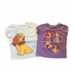 Disney Lady In Tramp Dog Teal And Purple Princess 12-18m